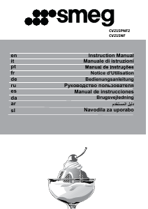 Mode d’emploi Smeg CV215PNF2 Congélateur