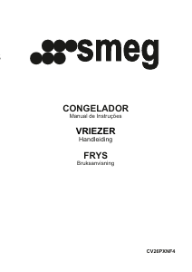 Bruksanvisning Smeg CV26PXNF4 Frys