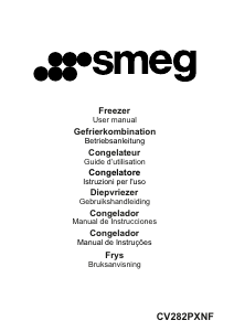 Bedienungsanleitung Smeg CV282PXNF Gefrierschrank