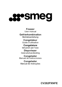 Manual de uso Smeg CV282PXNFE Congelador