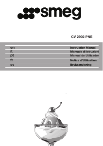 Handleiding Smeg CV2902PNE Vriezer