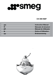 Handleiding Smeg CV290NDF Vriezer