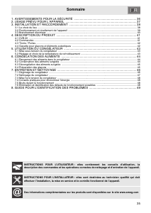 Mode d’emploi Smeg CVB20LP1 Congélateur