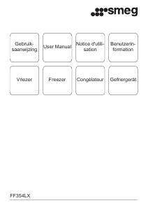 Bedienungsanleitung Smeg FF354LX Gefrierschrank