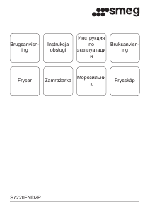 Instrukcja Smeg S7220FND2P Zamrażarka