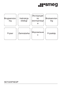 Instrukcja Smeg SD7220FND2P Zamrażarka