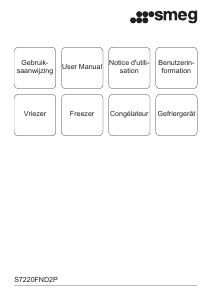 Manual Smeg SD7220FND2P Freezer