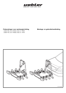 Handleiding Uebler F22 Fietsendrager
