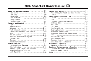 Manual Saab 9-7X (2006)