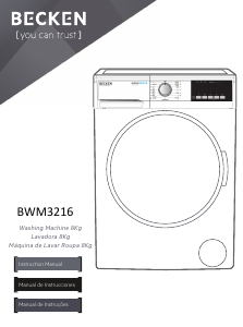 Manual Becken BWM3216 Washing Machine