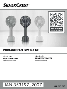 Manual SilverCrest IAN 353197 Fan