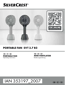 Manual SilverCrest SVT 3.7 B2 Fan