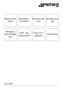 Bruksanvisning Smeg C3170FP Kjøle-fryseskap