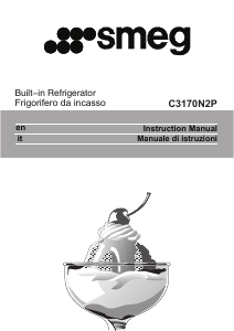 Manuale Smeg C3170N2P Frigorifero-congelatore