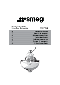 Mode d’emploi Smeg C3170NE Réfrigérateur combiné