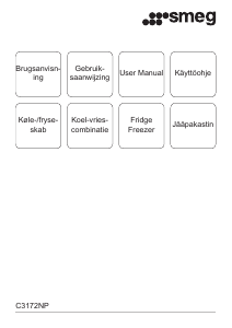 Handleiding Smeg C3172NP Koel-vries combinatie