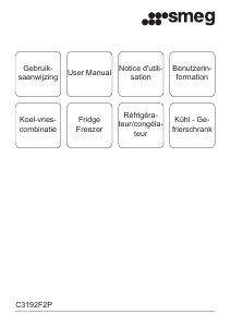 Handleiding Smeg C3192F2P Koel-vries combinatie