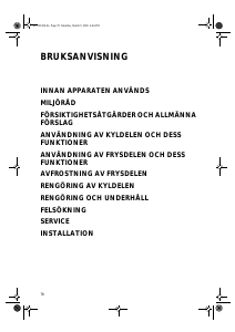 Bruksanvisning Smeg CR327AV1 Kyl-frys