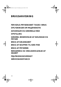 Brugsanvisning Smeg CR328AZD7 Køle-fryseskab