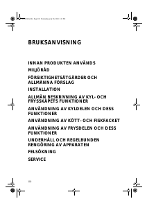 Bruksanvisning Smeg CR328AZD7 Kyl-frys