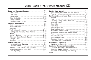 Manual Saab 9-7X (2009)