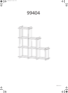 Käyttöohje JYSK Gadstrup (109x109x30) Kirjahylly