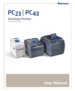 Manual Intermec PC23 Label Printer