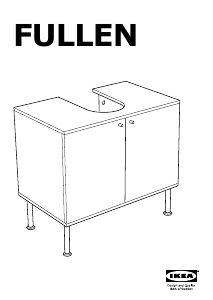 Aplastar Mucho Universal Manual de uso IKEA FULLEN Armario bajo