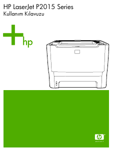 Kullanım kılavuzu HP LaserJet P2015 Yazıcı