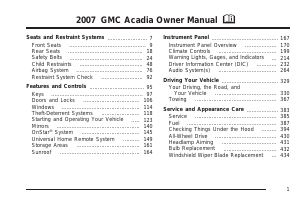 Manual GMC Acadia (2007)