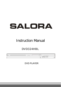 Manual Salora DVD324HBL DVD Player