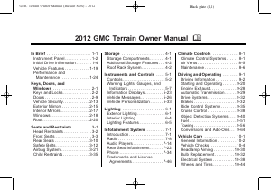 Manual GMC Terrain (2012)