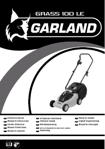 Manual de uso Garland Grass 100 LE Cortacésped