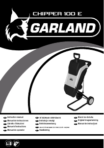 Manual Garland Chipper 100 E Triturador