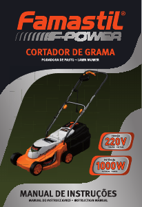 Manual Famastil F-Power 1000W Lawn Mower