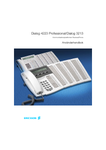 Bruksanvisning Ericsson Dialog 4223 Professional Telefon