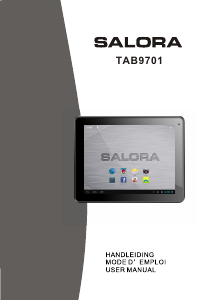 Mode d’emploi Salora TAB9701 Tablette