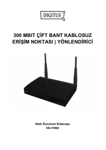 Kullanım kılavuzu Digitus DN-70590 Yönlendirici