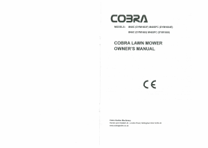 Handleiding Cobra M40C Grasmaaier