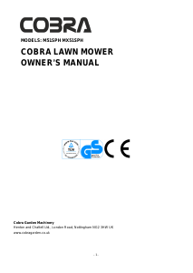 Manual Cobra M51SPH Lawn Mower