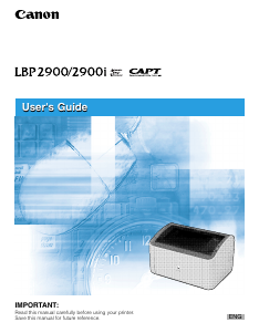 Manual Canon LBP 2900 Printer