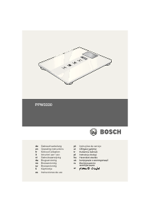 Bruksanvisning Bosch PPW3330 Vekt