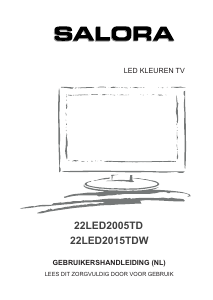 Mode d’emploi Salora 22LED2015TDW Téléviseur LED