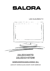 Handleiding Salora 22LED3305TD LED televisie