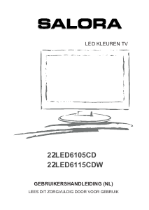 Manual Salora 22LED6105CD LED Television