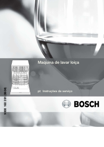 Manual Bosch SGS45M32EU Máquina de lavar louça