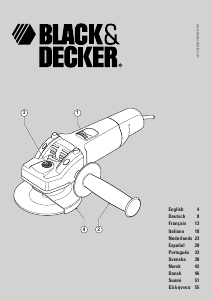 Bedienungsanleitung Black and Decker CD110 Winkelschleifer