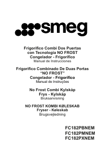 Manual Smeg FC182PBNEM Frigorífico combinado