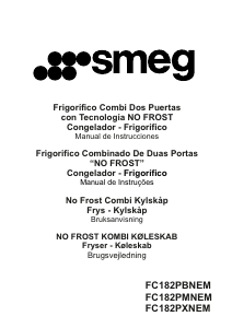 Manual de uso Smeg FC182PBNEM Frigorífico combinado