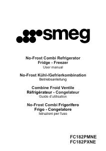 Mode d’emploi Smeg FC182PMNE Réfrigérateur combiné